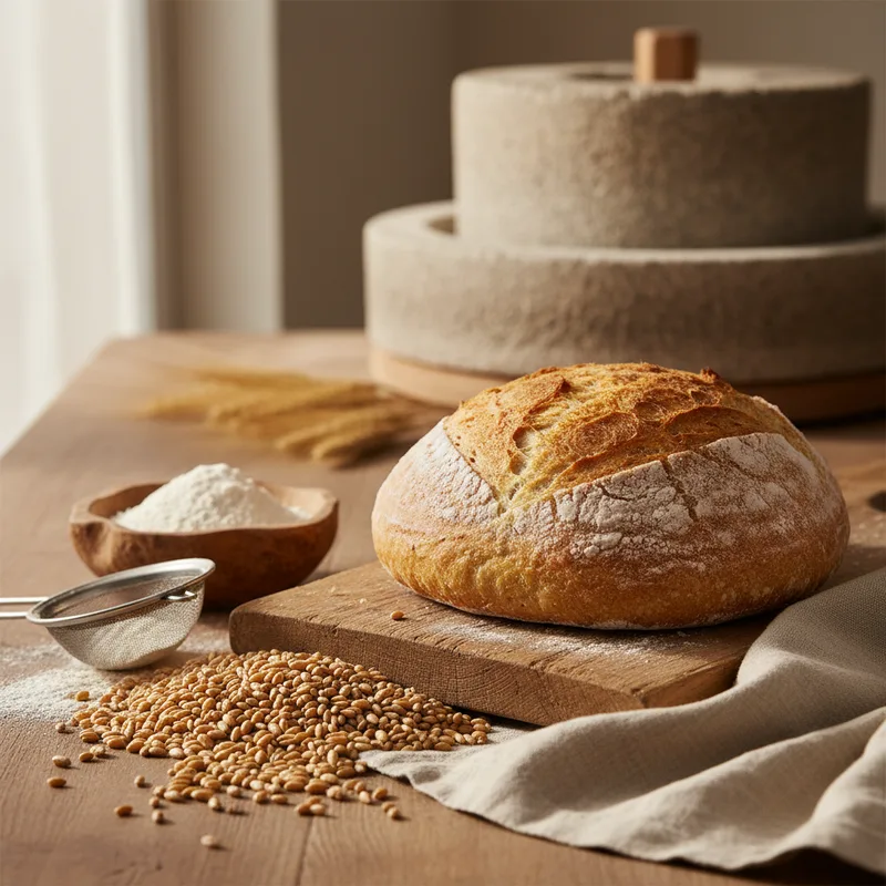 Circuit court et céréales locales en boulangerie