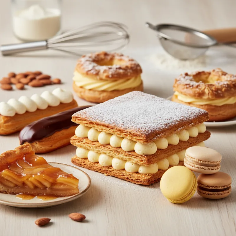 Pâtisserie française : classiques, recettes et spécialités