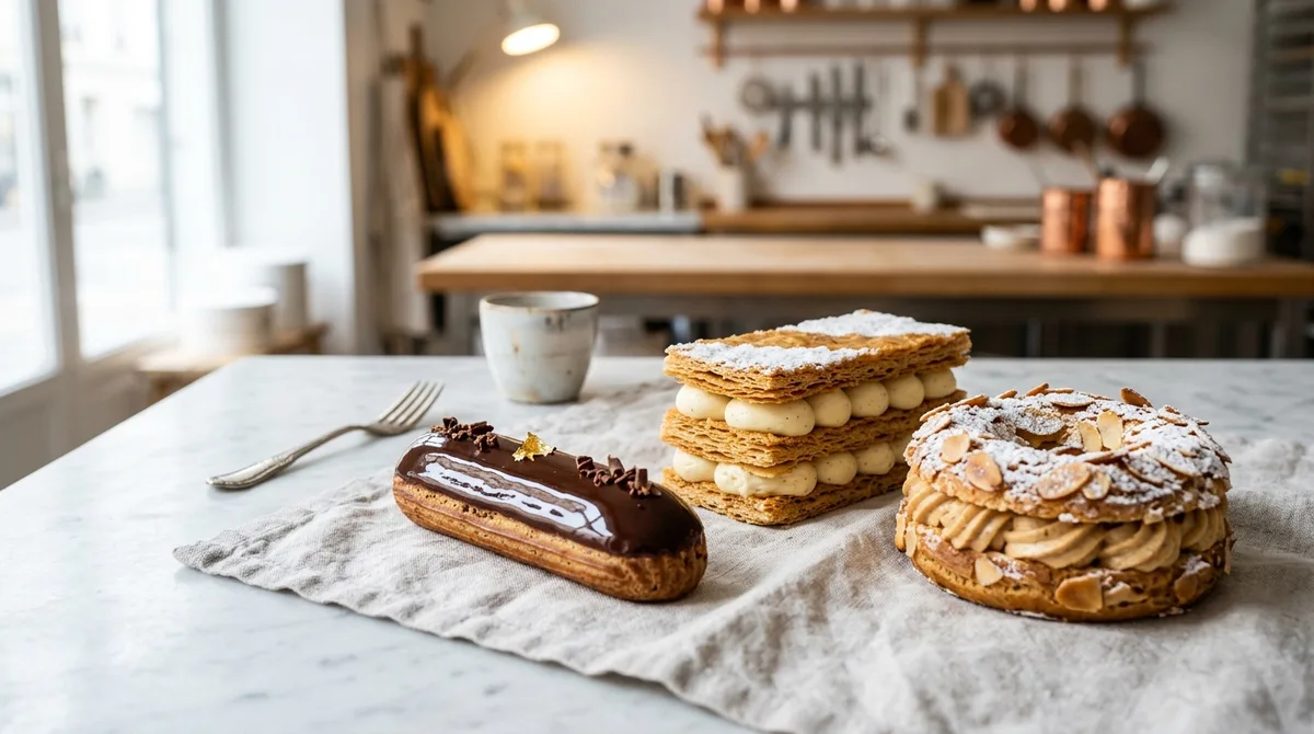 Pâtisseries françaises traditionnelles : liste des classiques et leurs origines